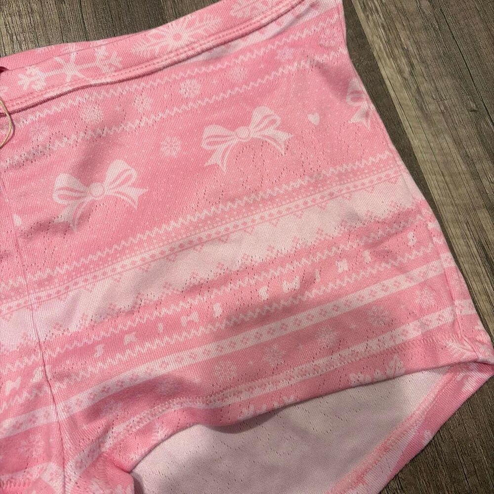 Brand New With Tags Skims Logo Plush Pointelle Lounge Shorts - Picture 2 of 4